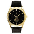 Bulova Men's Corporate Collection Gold-Tone Watch W/ Diamond Dial